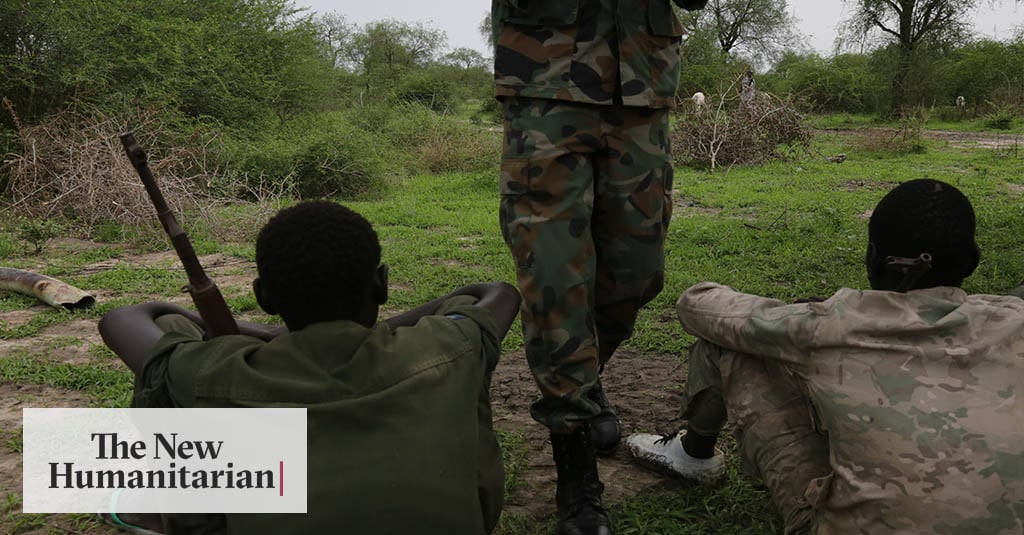 Rebels release child soldiers in Pibor town, South Sudan.