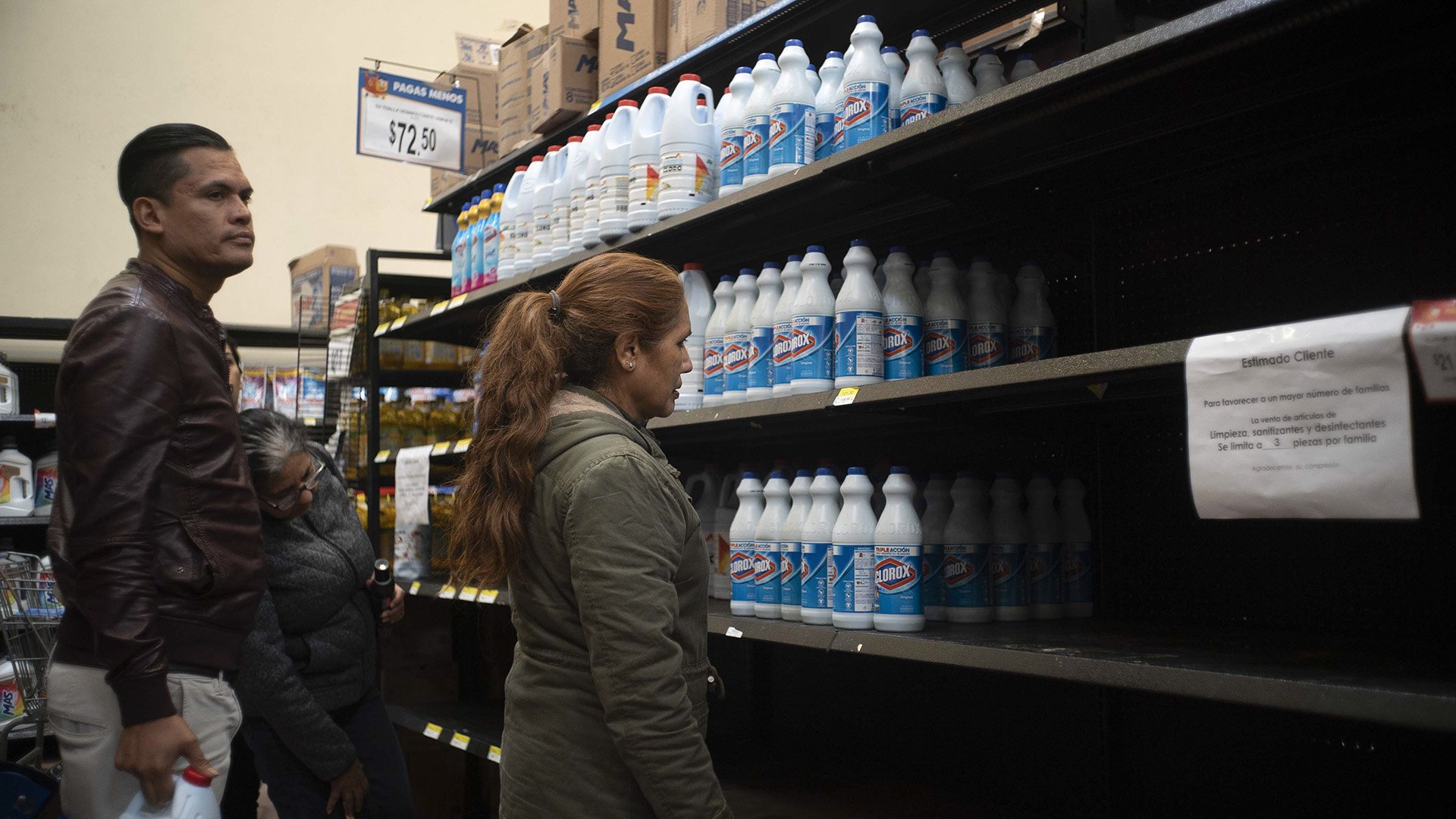 Coronavirus concerns emptied shelves in Tijuana