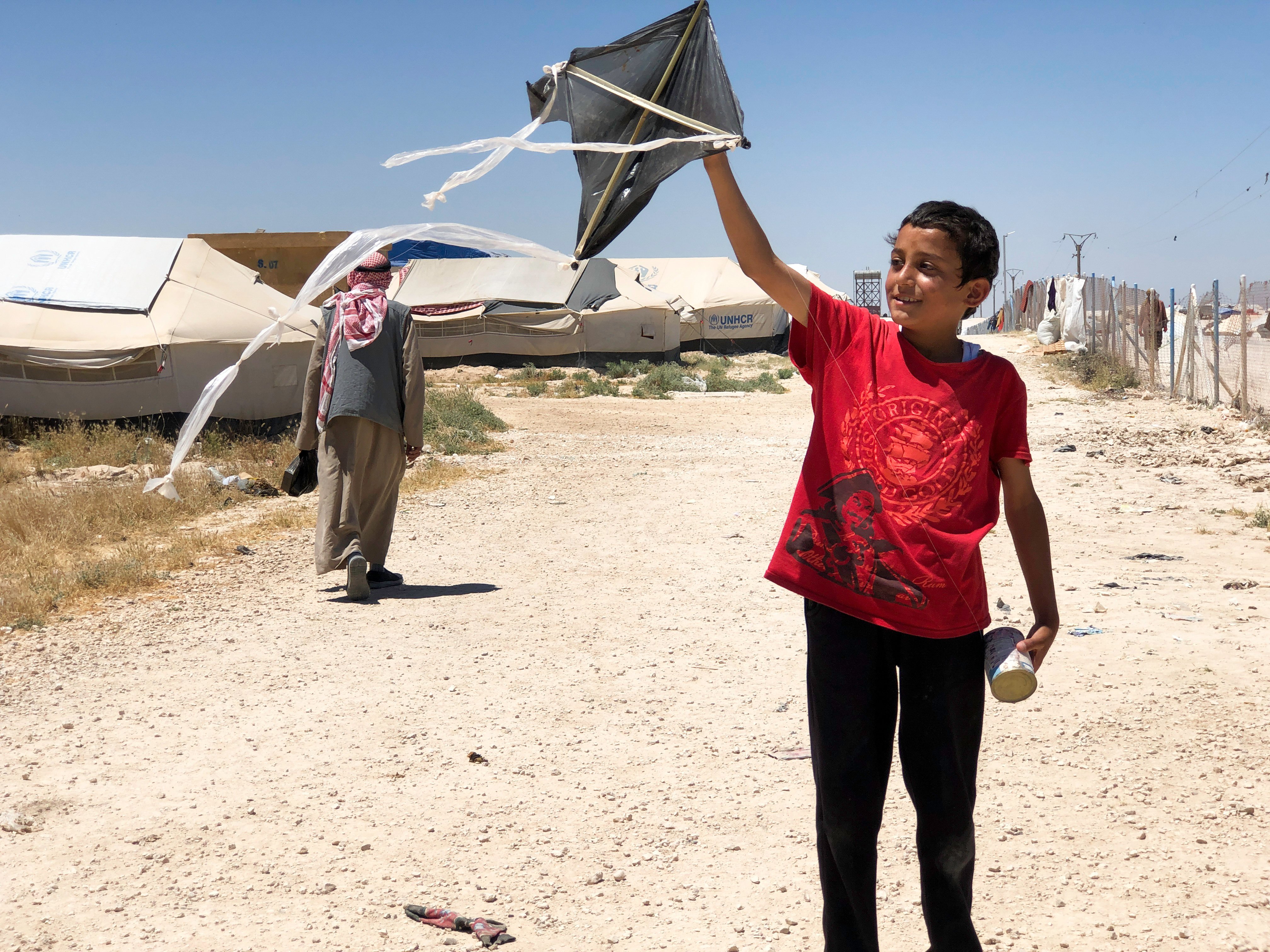 A child at Al Hol camp in Syria A child at Al Hol camp in Syria