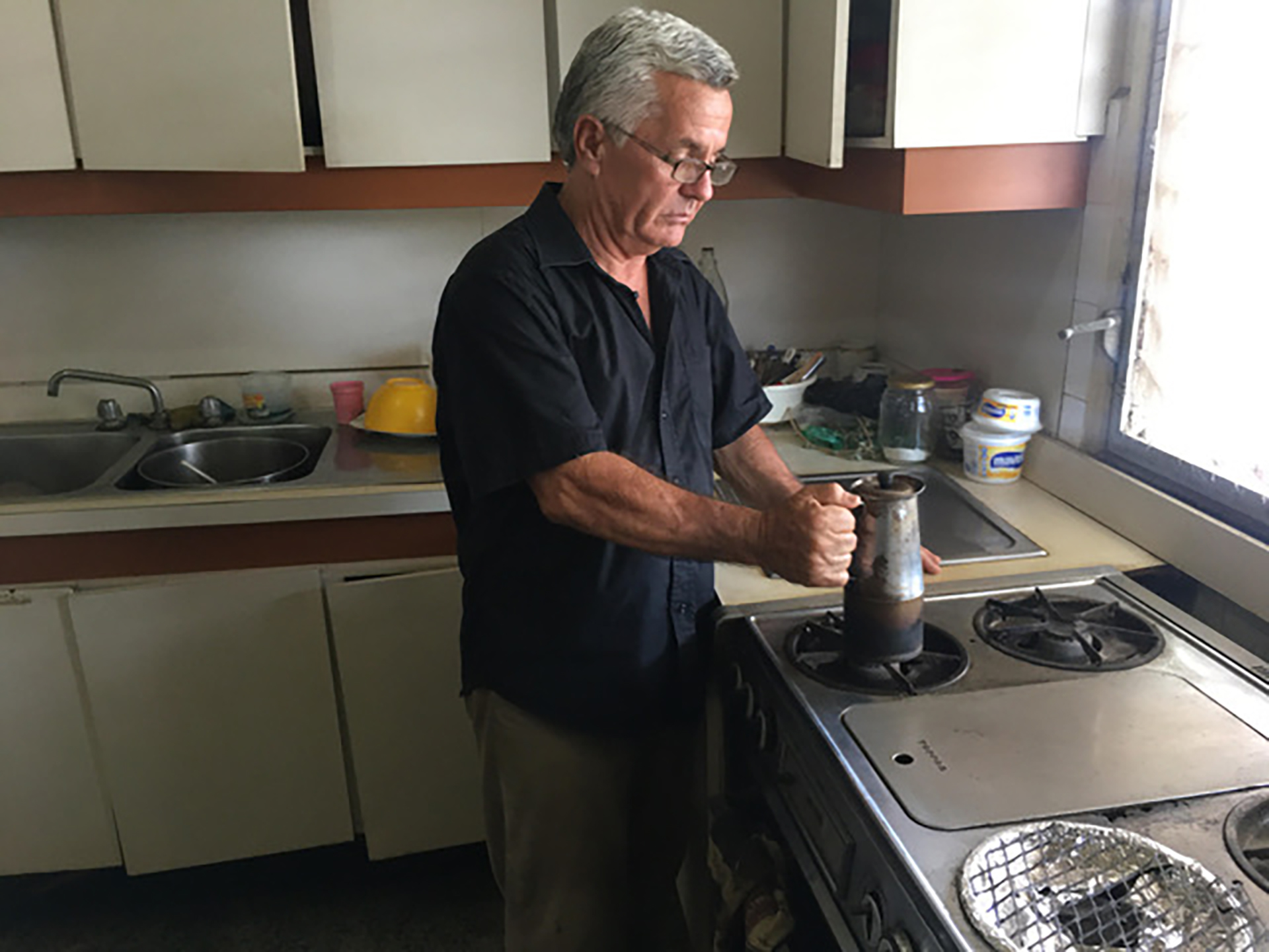 Gino Latorre at his home in Mene Grande in Zulia, Venezuela