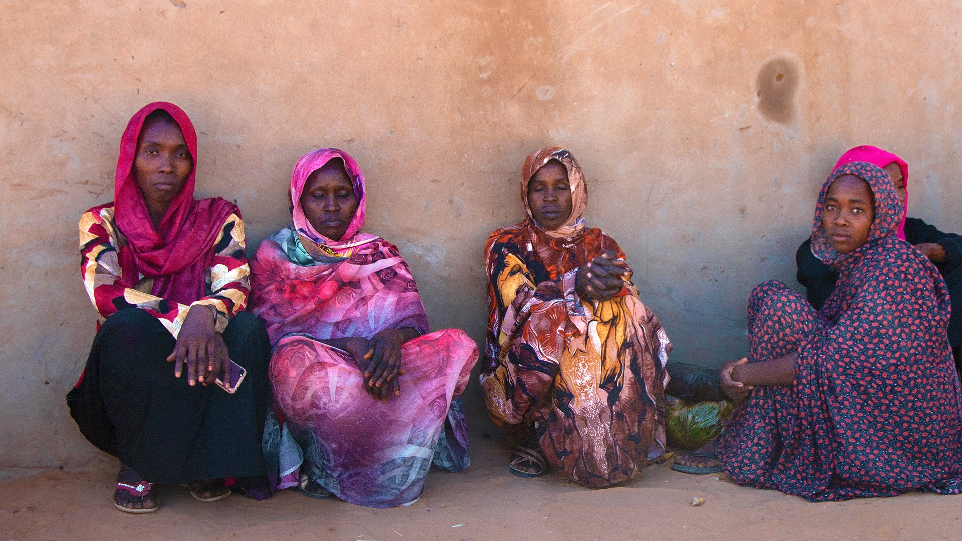 Women in Zamzam camp for internally displaced in North-Darfur.