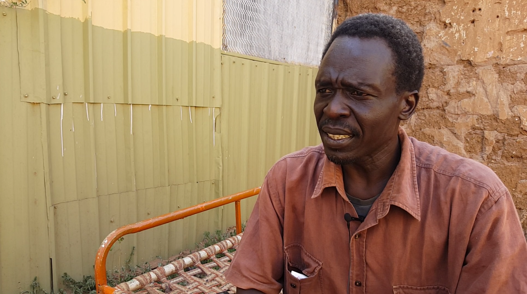 Photo of a man in Khartoum, Sudan.